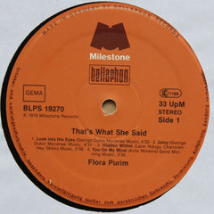 Flora Purim - That's What She Said (Vinyl) Image