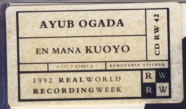 Ayub Ogada - En Mana Kuoyo (CD) Image