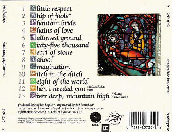 Erasure - The Innocents (CD) Image