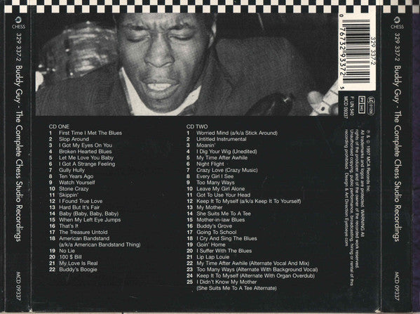 Buddy Guy - The Complete Chess Studio Recordings (CD) (2 CD) Image