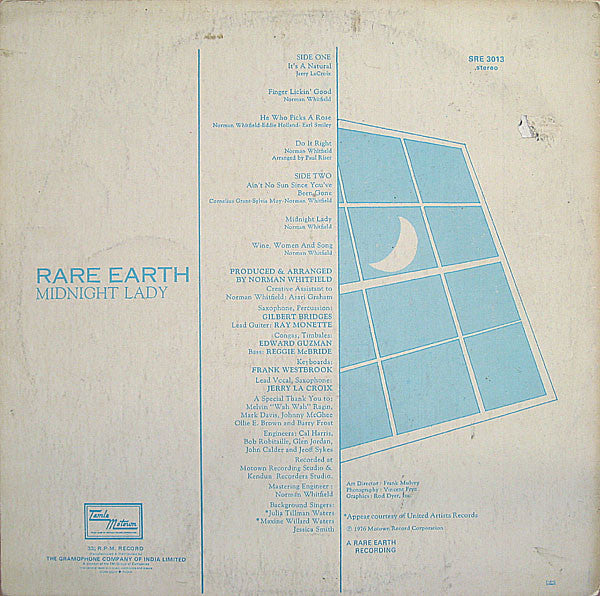 Rare Earth - Midnight Lady (Vinyl) Image