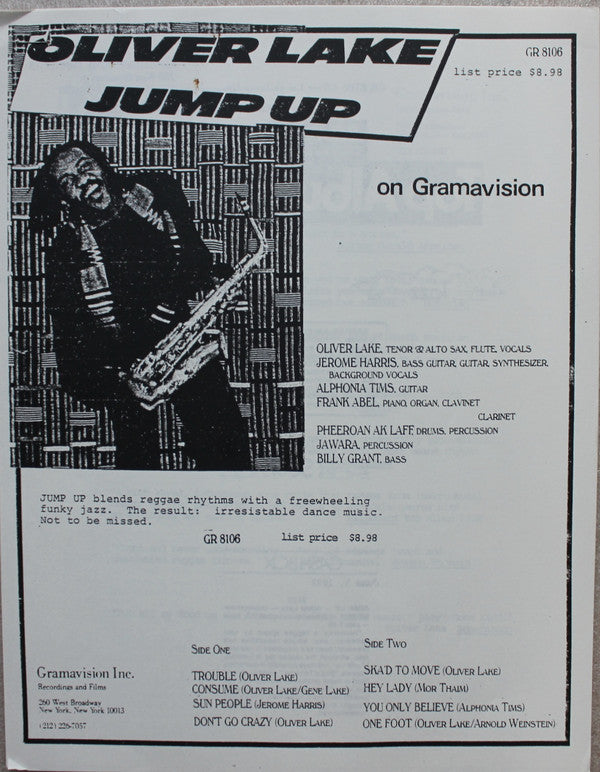 Oliver Lake - Jump Up (Vinyl) Image