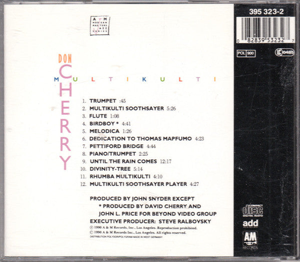 Don Cherry - Multikulti (CD) Image