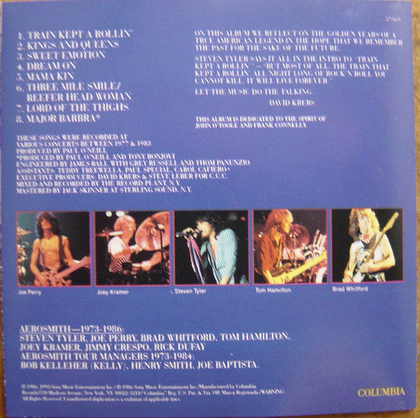 Aerosmith - Classics Live! (CD) Image
