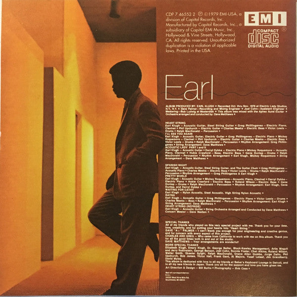 Earl Klugh - Heart String (CD) Image