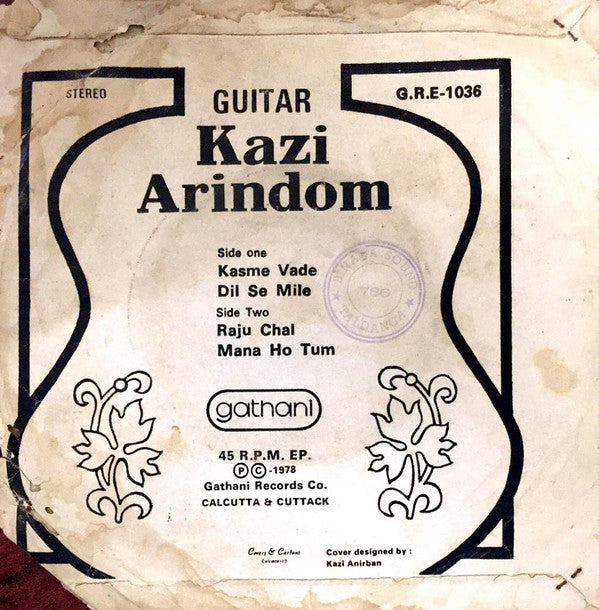 Kazi Arindam - Hindi Hit Tunes On Singing Guitar (45-RPM) Image