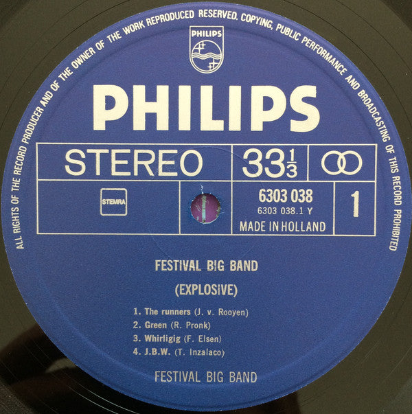 Festival Big Band - Explosive! (Vinyl) Image