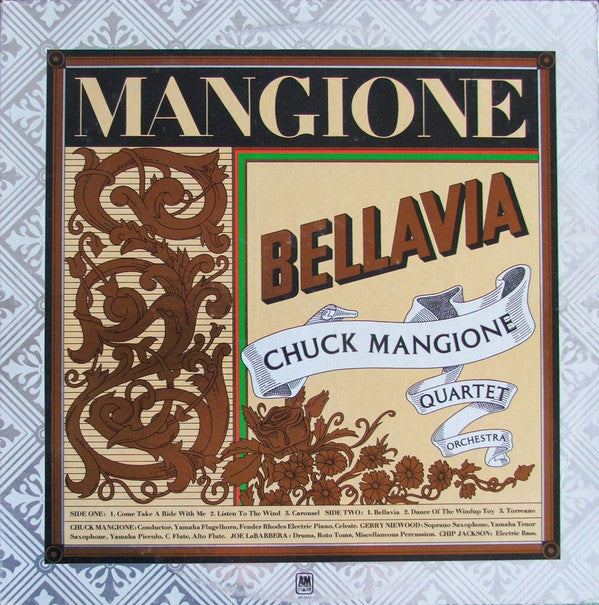 Chuck Mangione - Bellavia (Vinyl) Image
