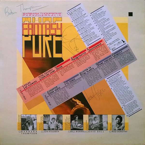 Barbara Thompson's Paraphernalia - Pure Fantasy (Vinyl) Image