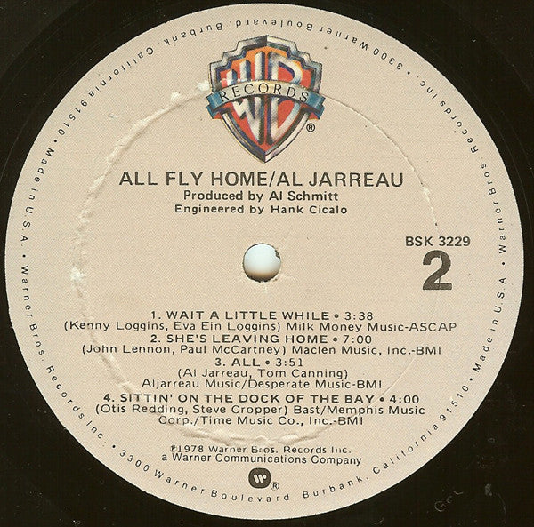 Al Jarreau - All Fly Home (Vinyl) Image