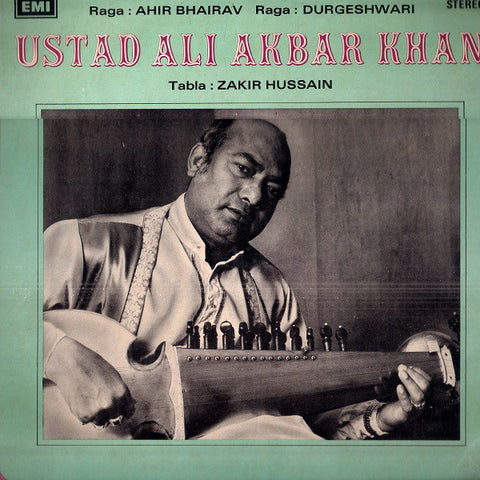 Ali Akbar Khan - Raga: Ahir Bhairav / Raga: Durgeshwari (Vinyl) Image