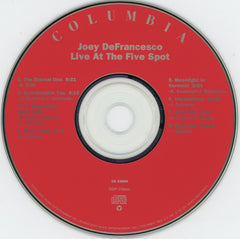 Joey DeFrancesco - Live At The 5 Spot (CD) Image