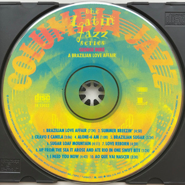 George Duke - A Brazilian Love Affair (CD) Image