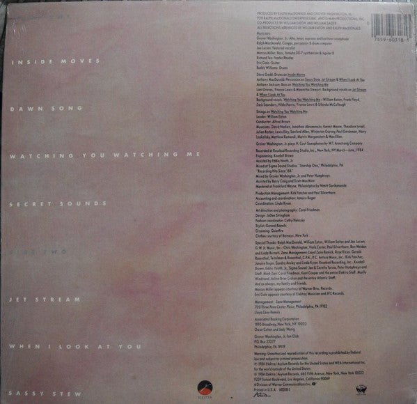 Grover Washington, Jr. - Inside Moves (Vinyl) Image