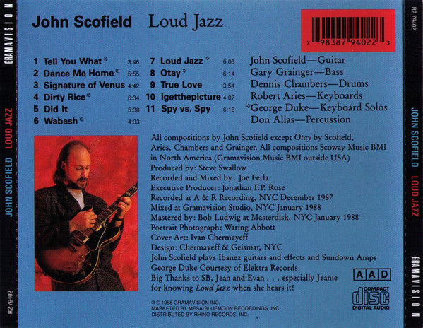 John Scofield - Loud Jazz (CD) Image