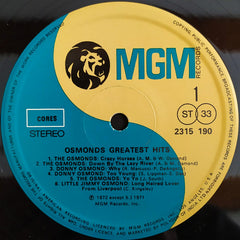 Osmonds, The - Greatest Hits (Vinyl) Image