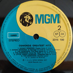 Osmonds, The - Greatest Hits (Vinyl) Image