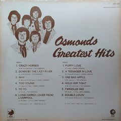 Osmonds, The - Greatest Hits (Vinyl) Image