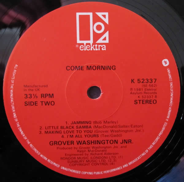 Grover Washington, Jr. - Come Morning (Vinyl) Image