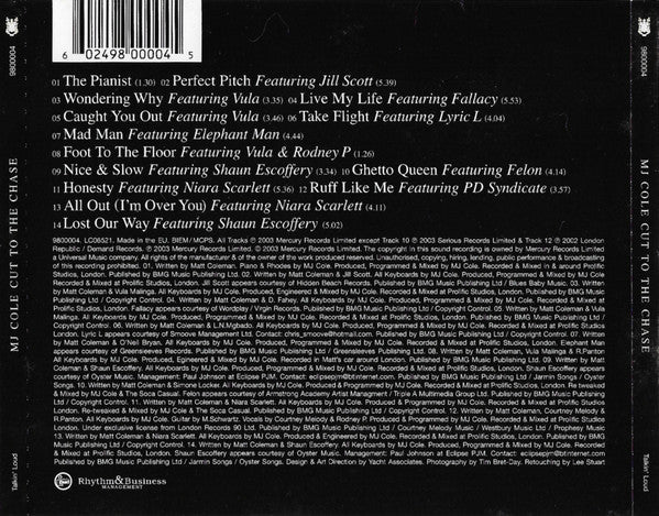 MJ Cole - Cut To The Chase (CD) Image