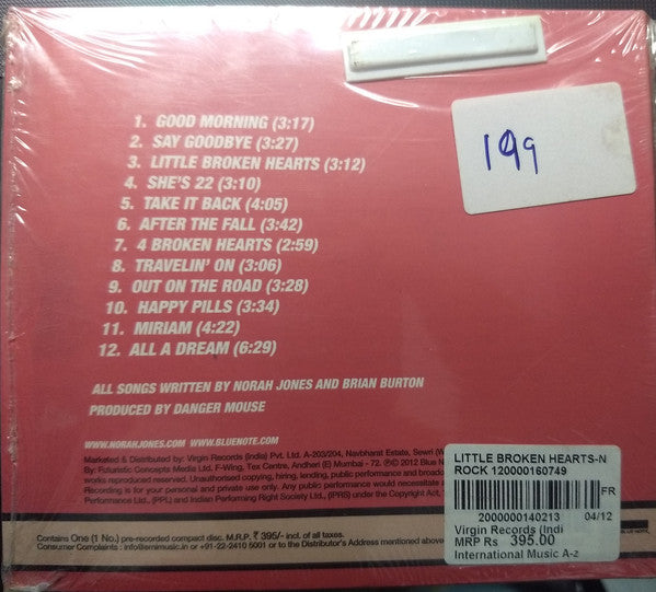 Norah Jones - ...Little Broken Hearts (CD) Image