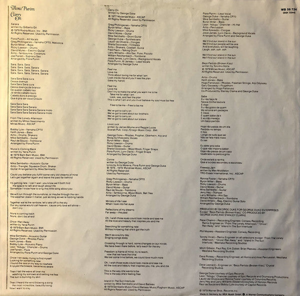 Flora Purim - Carry On (Vinyl) Image