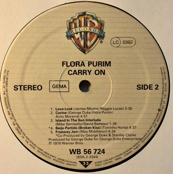 Flora Purim - Carry On (Vinyl) Image