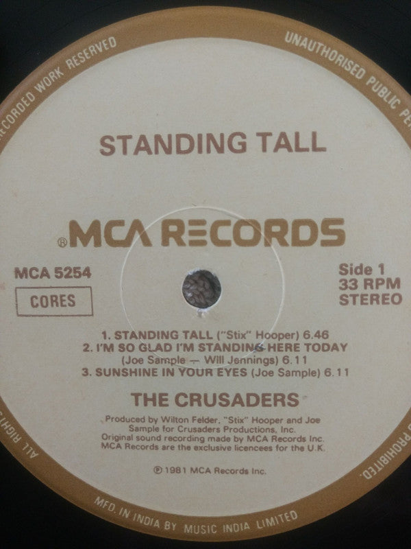 Crusaders, The - Standing Tall (Vinyl) Image