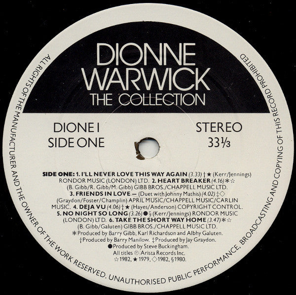 Dionne Warwick - The Collection (Vinyl) (2 LP) Image