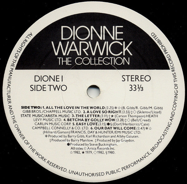 Dionne Warwick - The Collection (Vinyl) (2 LP) Image