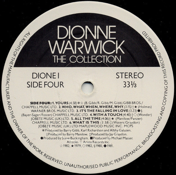 Dionne Warwick - The Collection (Vinyl) (2 LP) Image