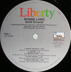 Ronnie Laws - Solid Ground (Vinyl) Image