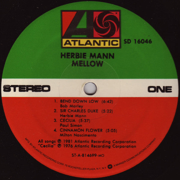 Herbie Mann - Mellow (Vinyl) Image