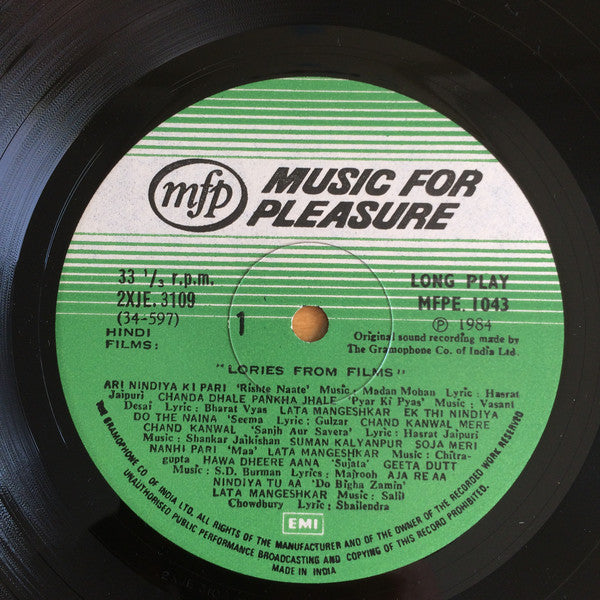 Various - Lories From Films (Vinyl) Image