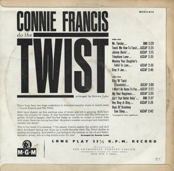 Connie Francis - Do The Twist (Vinyl) Image