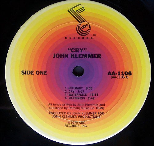 John Klemmer - Cry (Vinyl) Image