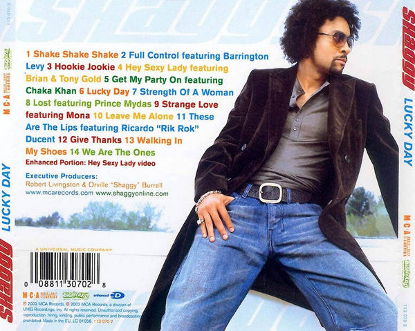 Shaggy - Lucky Day (CD) Image