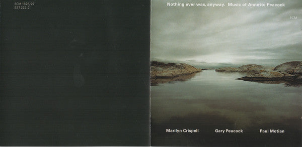 Marilyn Crispell / Gary Peacock / Paul Motian - Nothing Ever Was, Anyway. Music Of Annette Peacock (CD) (2 CD) Image