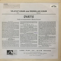 Vilayat Khan & Bismillah Khan, Shanta Prasad - Duets (Vinyl) Image