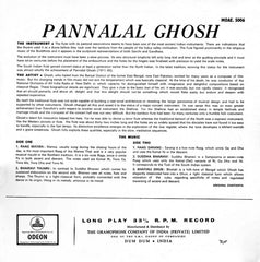 Pannalal Ghosh - The Magic Flute Of Pannalal Ghosh (Vinyl) Image