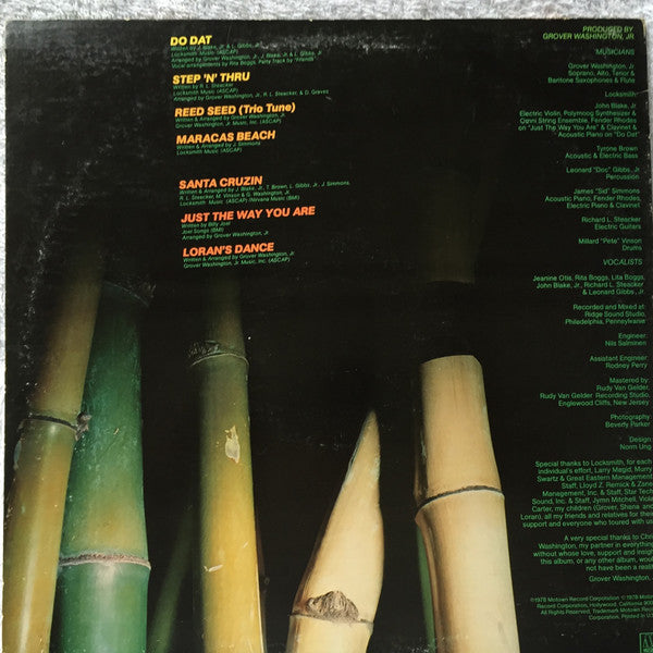 Grover Washington, Jr. - Reed Seed (Vinyl) Image