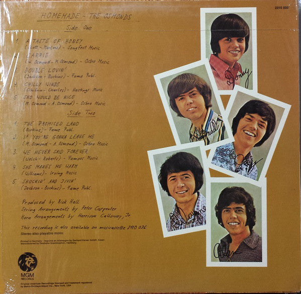 Osmonds, The - Homemade (Vinyl) Image