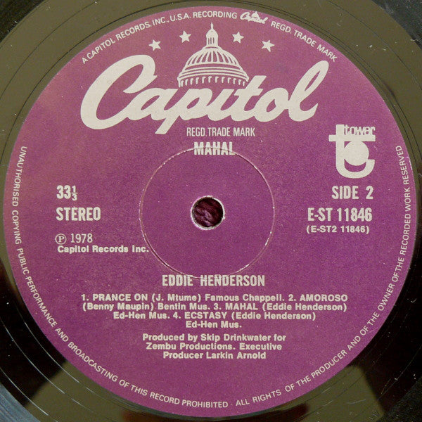 Eddie Henderson - Mahal (Vinyl) Image