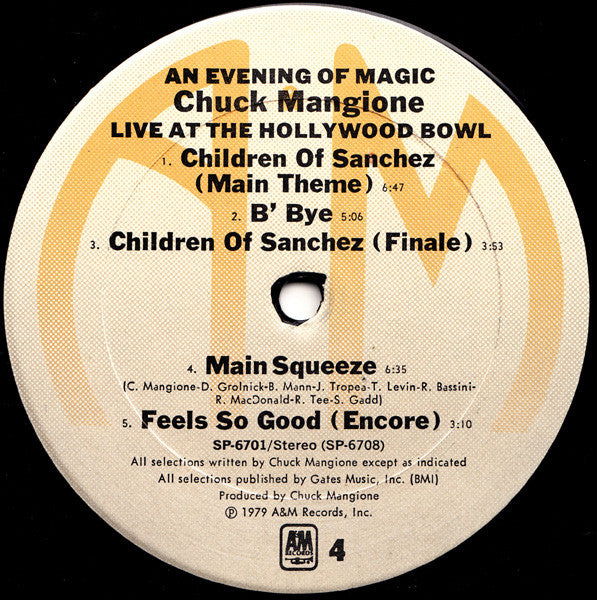 Chuck Mangione - An Evening Of Magic - Live At The Hollywood Bowl (Vinyl) (2 LP) Image