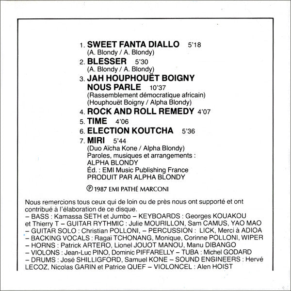 Alpha Blondy - RÃ©volution (CD) Image