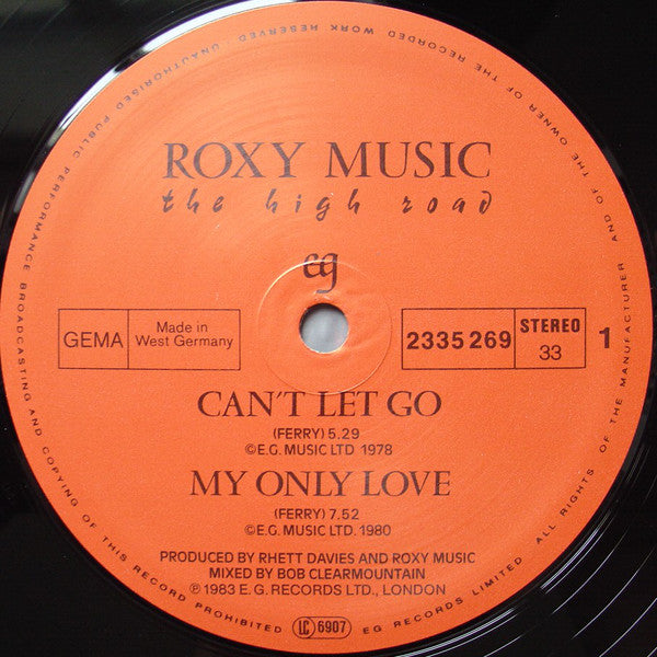 Roxy Music - The High Road (Vinyl) Image