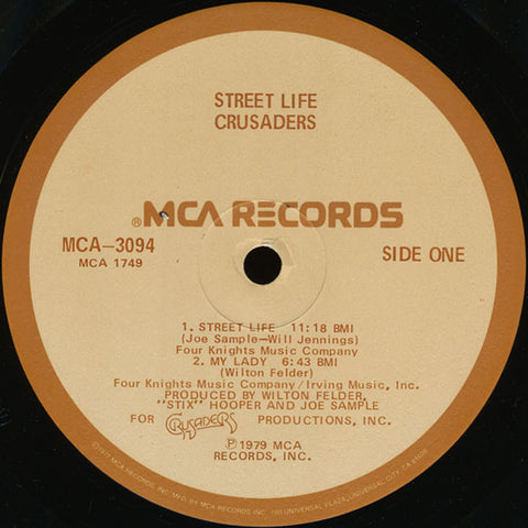 Crusaders, The - Street Life (Vinyl) Image