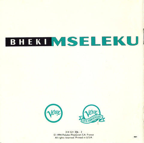 Bheki Mseleku - Timelessness (CD) Image
