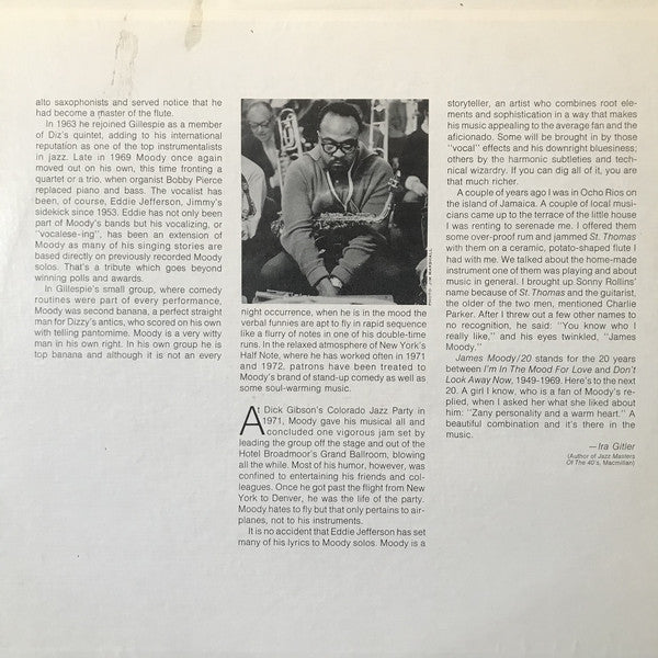 James Moody - Moody (Vinyl) (2 LP) Image