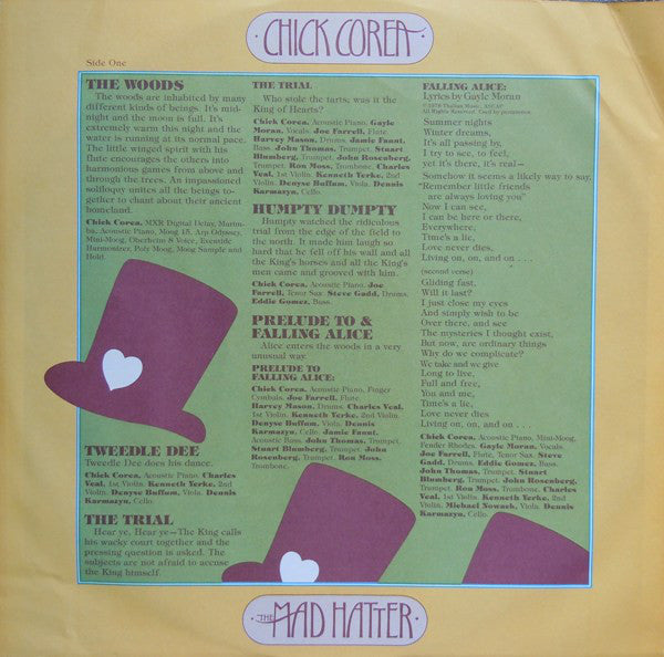 Chick Corea - The Mad Hatter (Vinyl) Image
